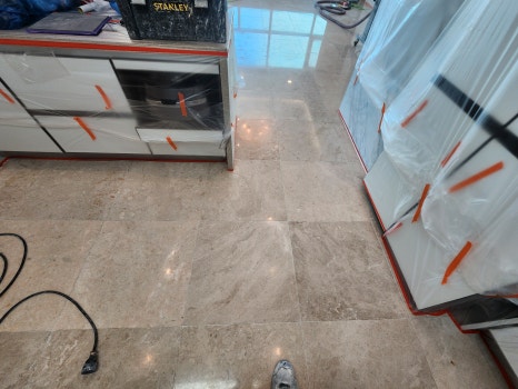 기존 줄눈 상태 1