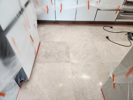 기존 줄눈 상태 2