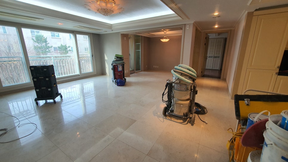 작업 전 바닥 상태