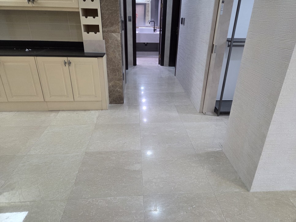 작업 전 바닥 상태