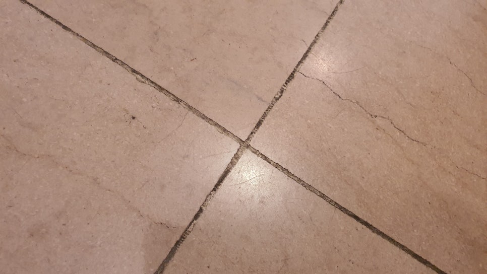 시멘트 줄눈 상태