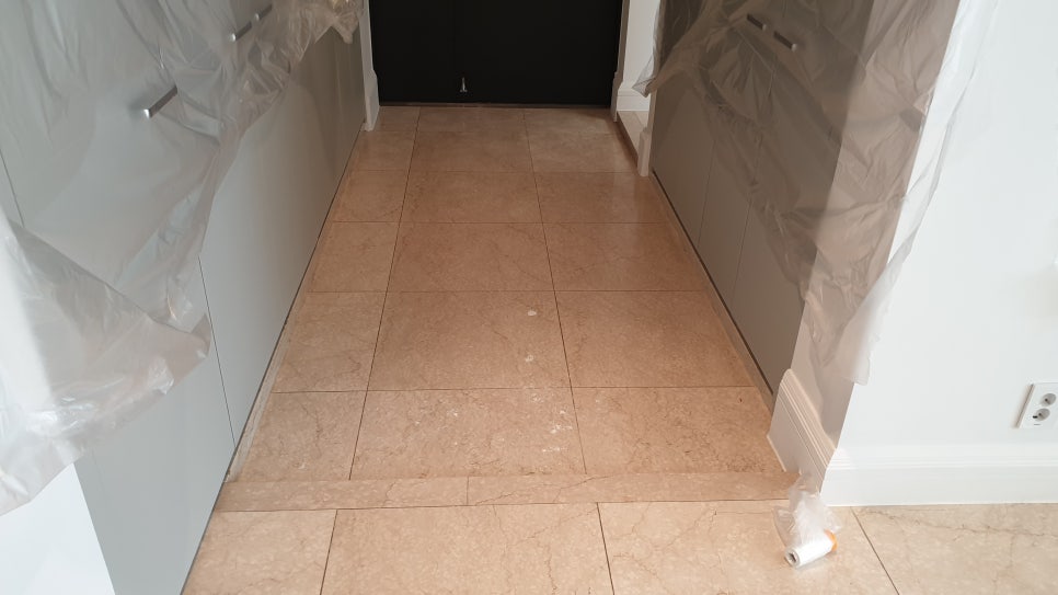 작업 전 보양작업