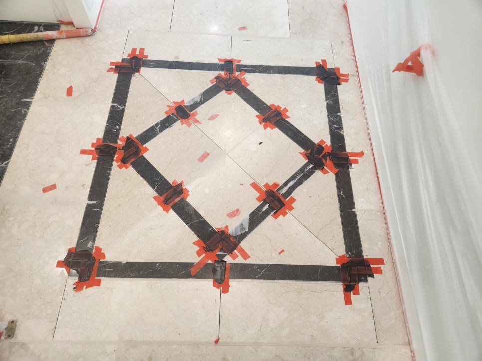 송도 푸르지오하버뷰 테낙스 줄눈시공