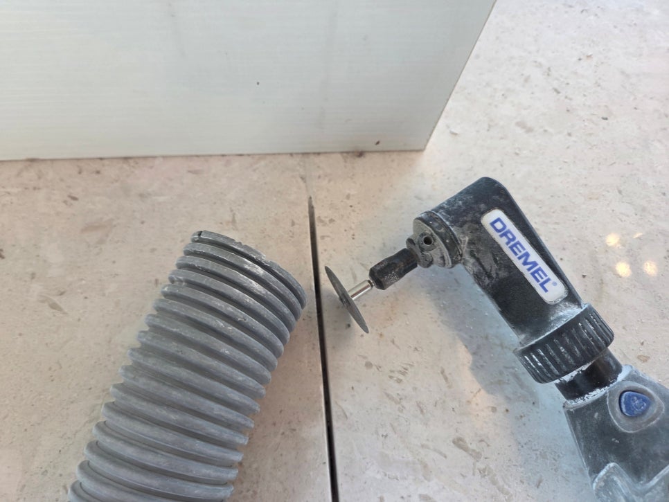 성수동 트리마제 대리석줄눈연마